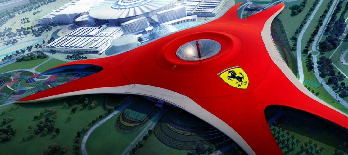 Electro mechanical systems at Ferrari World, Abu Dhabi powered by Voltas